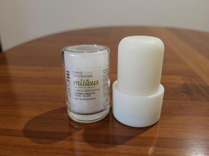 milieus Natural Crystal Deodorant ROLL-ON | Unisex | Odour Control |100% pure mineral salt
