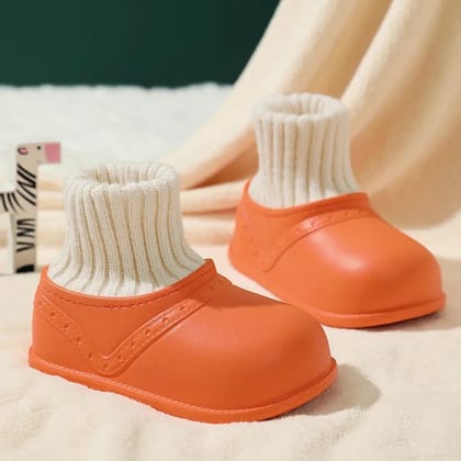 Snug Sole Shoes-Orange / 15 Months-24 Months- M