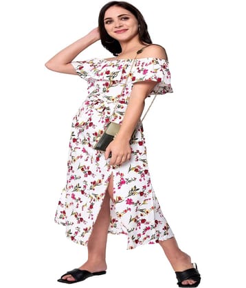 GOD BLESS Women Crepe ( White )