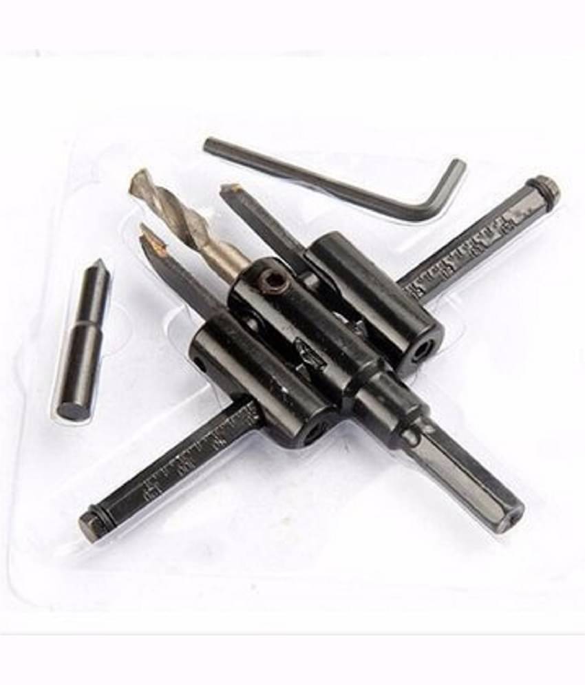 Adjustable 30mm-120mm Circle Hole Saw Drill Bit Cutter Kit DIY Tool Brand