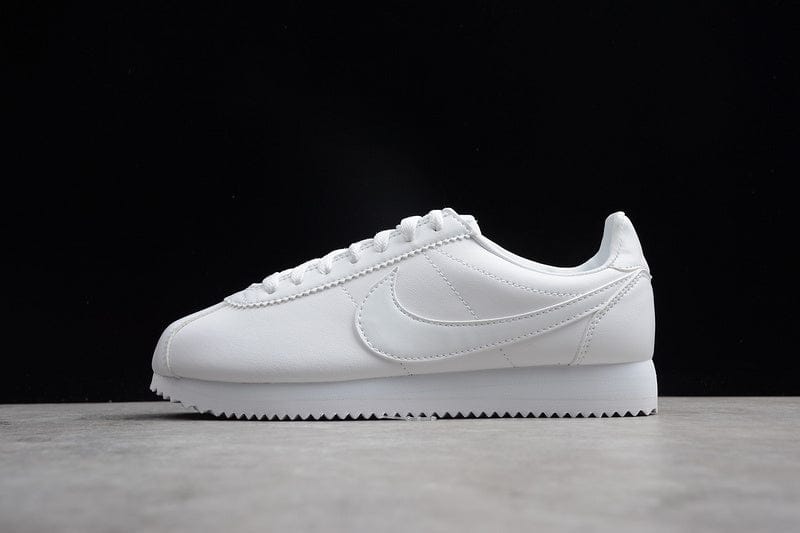 NikeMens Cortez Classic Leather - All white-Euro 41