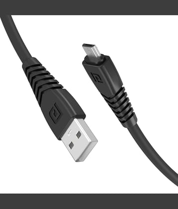 Portronics USB Data Cable Black - 1 Meter