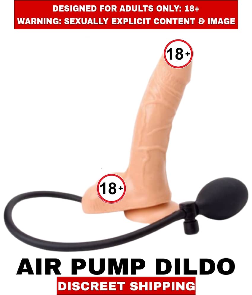 FELAME ADULT SEX TOYS AIR PUMP INFLATABLE Smooth Silicon Dildo For Women