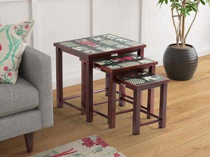India Circus Signature Windows Nesting Table - By Krsnaa Mehta