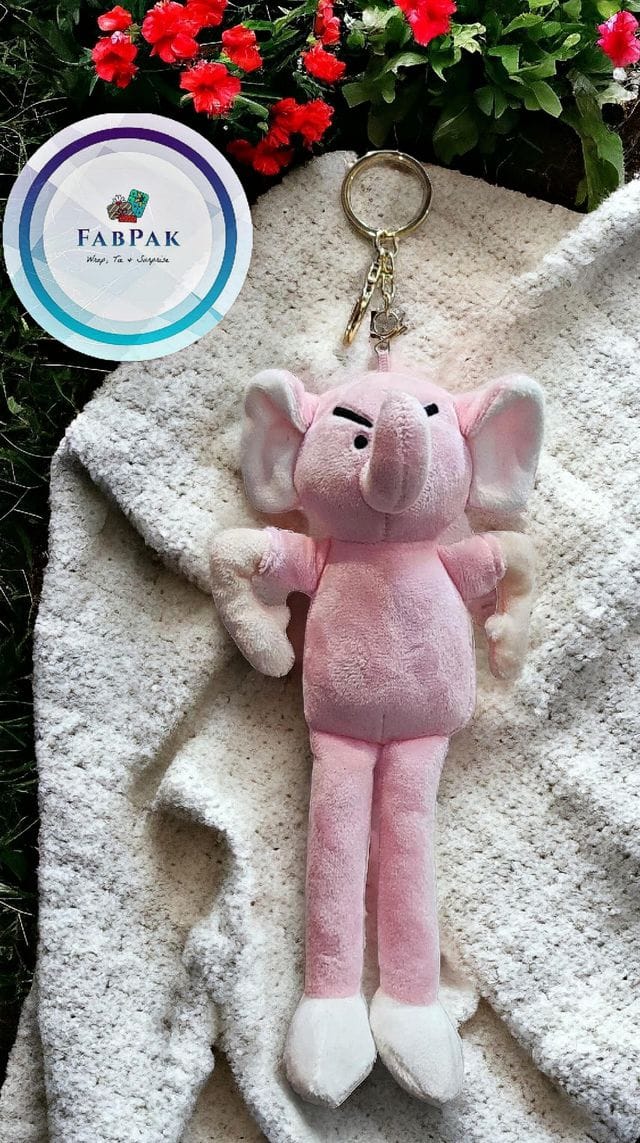 FABPAK Cute Elephant Keychain