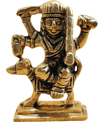 Neo Classic Brass Kal Bhairav Idol ( 6.5 cm )