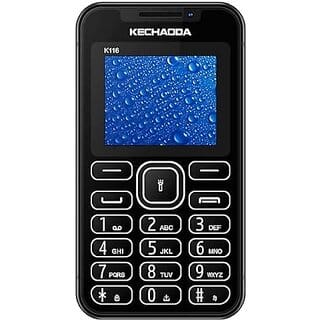 KECHAODA K116 (Dual SIM, 1.8 Inch Display, 400mAh Battery, Fusion Black)