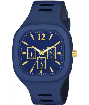 newmen - Blue PU Analog Men's Watch