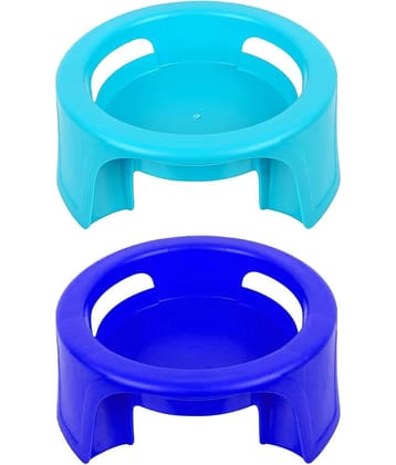 FIT4CHEF Multicolor Polypropylene Matka Stand ( Pack of 2 )