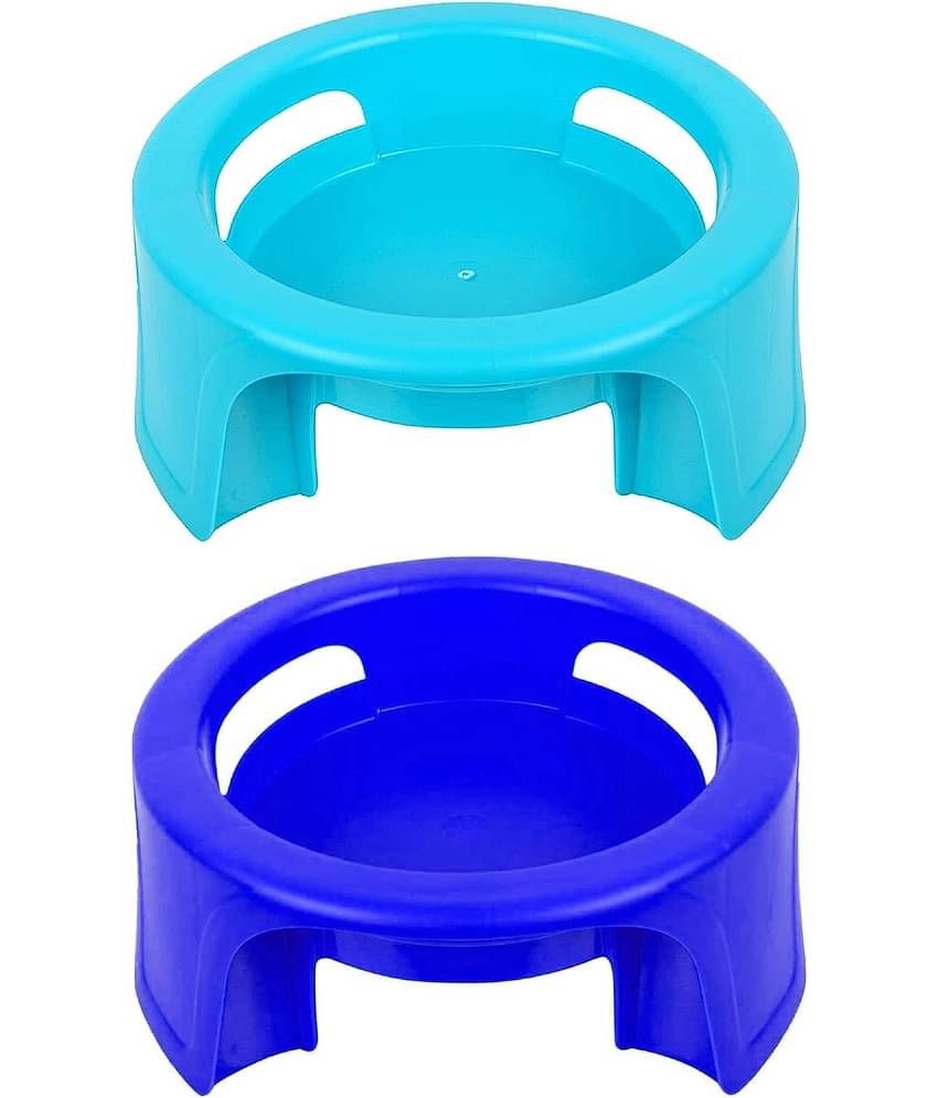 FIT4CHEF Multicolor Polypropylene Matka Stand ( Pack of 2 )