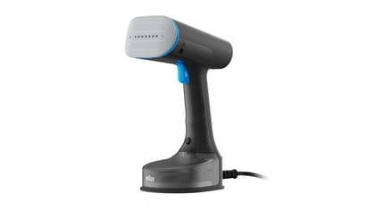 Braun QuickStyle 5 Garment Steamer, Original German Brand, Patented FastSteam System, Unique iCare Technology, 2-in-1 Horizontal & Vertical Usage, De-wrinkle Brush Included, Black & Blue, 1200W Braun QuickStyle 5 Garment Steamer, Original German Brand, P