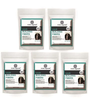 pink square Hair Building Fibers Instant Fuller Hair 25 gm Pack of 4