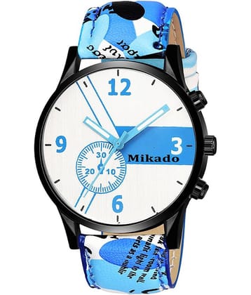 Mikado - Multicolor Leather Analog Men's Watch