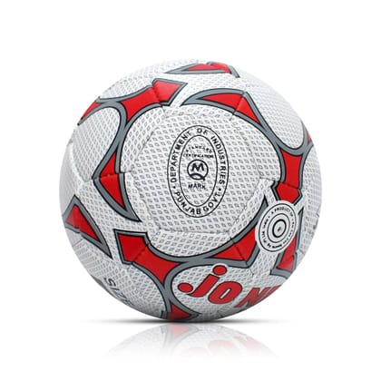JJ Jonex India King Football Size 5, White