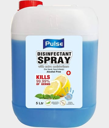 Pulse Disinfectant Spray for Hand Face and Body Sanitizers 5000 mL Pack of 1