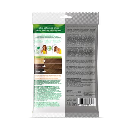 Nisha Creme Hair Color Combo Pack 4.3 Golden Brown (120g Box & 40g Pouch), Ammonia Free Permanent Hair Colour