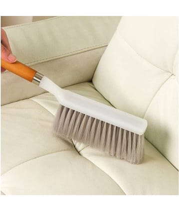 Plastic Soft Long Bristle Carpet Upholstery Cleaning Brush for Home Car Carpets, Sofas, Curtains, Upholstery. (Random Colors) (Pack of 1)