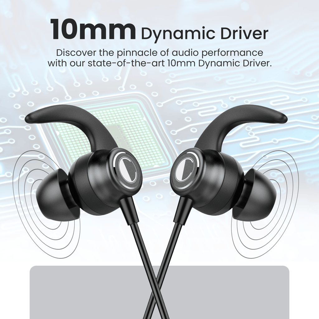 Cellecor Wireless Waterproof Neckband with 25 Hrs playtime Headphone Bluetooth - Black