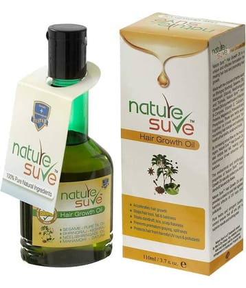 Nature Sure Hair Growth Oil for Darker and Stronger Hair in Men and Women - 1 Pack (110ml)