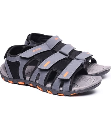 ASIAN VISTARA-77cDGRYORNG - Dark Grey Men's Sandals
