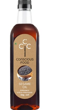 Conscious Food Sesame Oil Cold Pressed 500ml Organic Conscious Food Sesame Oil Cold Pressed 500ml Organic
