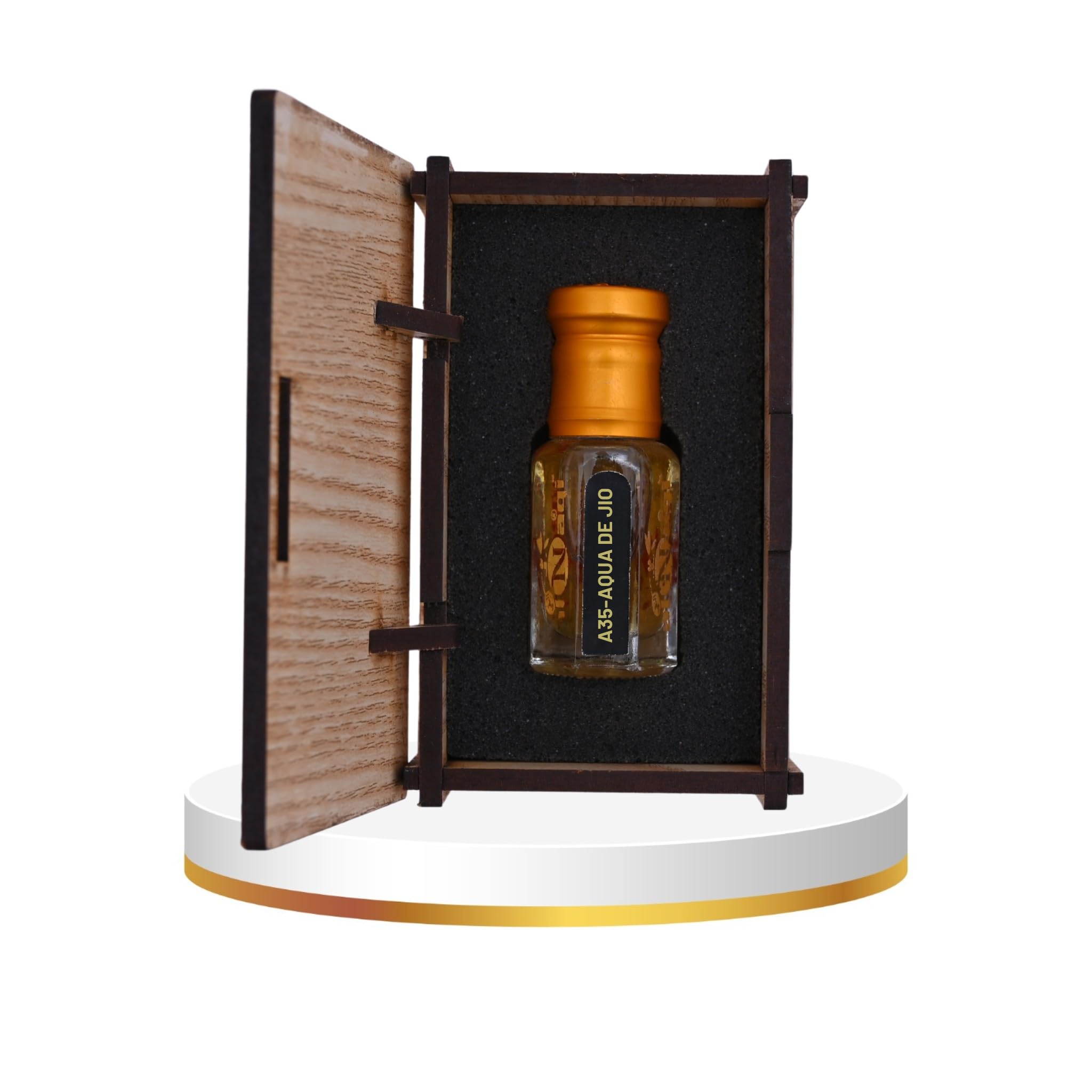 alnaqi fragrances Aqua De Jio Inspired Attar Perfume Oil | Arabian Attar Unisex | Alcohol Free Roll On | Long Lasting Concentrated Perfume Oil | Fresh Citrus Marine Woody Notes