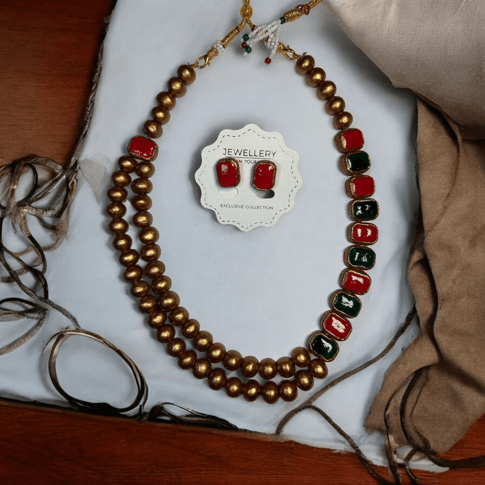 Regal Beaded Necklace