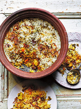 Paneer biryani