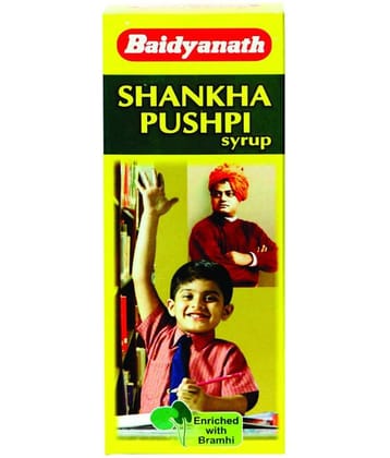 Baidyanath Shankhapushpi Syrup Improve Memory 450 Ml (Pack of 1)