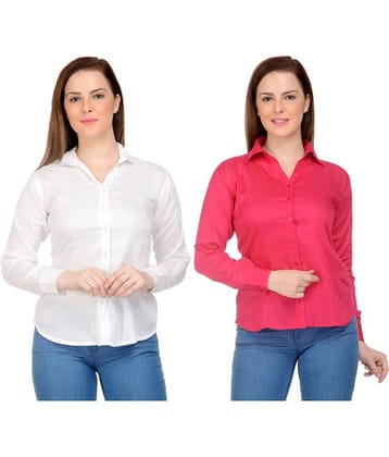 NEUVIN Women Solid Cotton Shirt ( Multicolor )