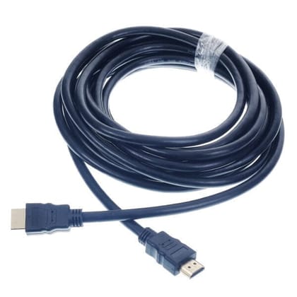 HDMI to HDMI (Male-Male) Cable 1.4V High-Speed with Ethernet - 5Mtr (Black)