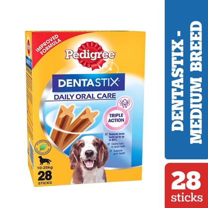 Pedigree Dentastix Oral Care Adult Medium Breed (10-25 kg) Dog Treat (180gx4) Pedigree Dentastix Oral Care Adult Medium Breed (10-25 kg) Dog Treat (180gx4)