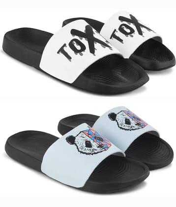 PERY PAO Multi Color Men's Slide Flip Flop