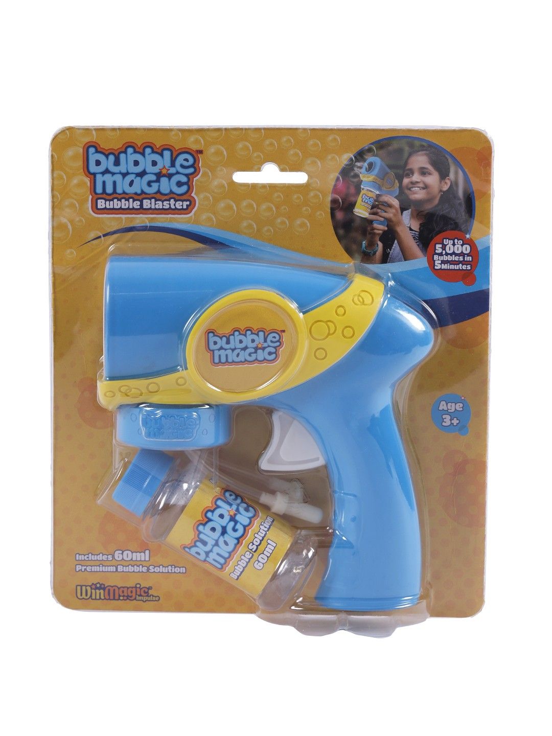 Bubble Magic Paw Patrol Turbo Powered Bubble Blaster Gun For Kids 3 Years and Above