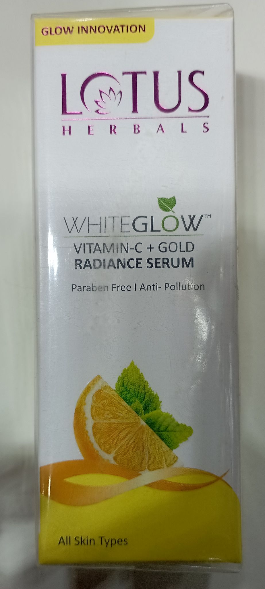 Lotus herbals white glow vitamin c+ gold serum 30 ml