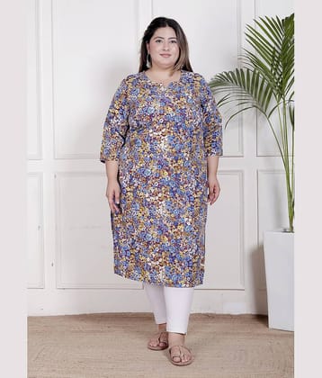 Swasti Women Crepe Printed Straight Kurti ( Maroon )