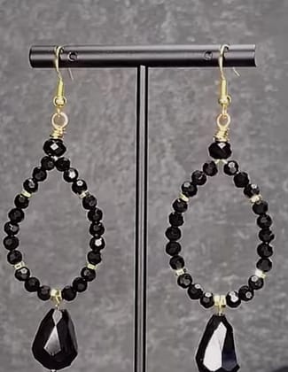 New Design black Teardrop Earrings