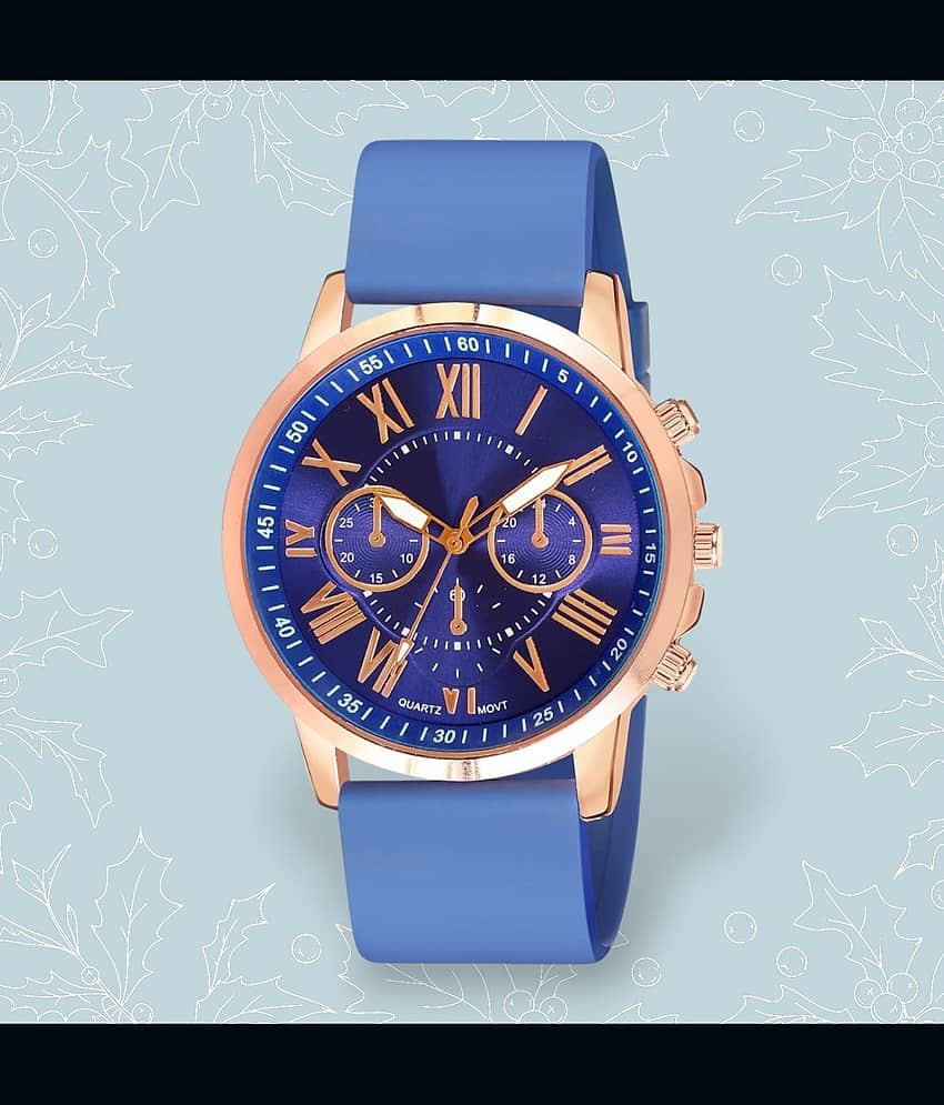 DECLASSE Blue Silicon Analog Men's Watch