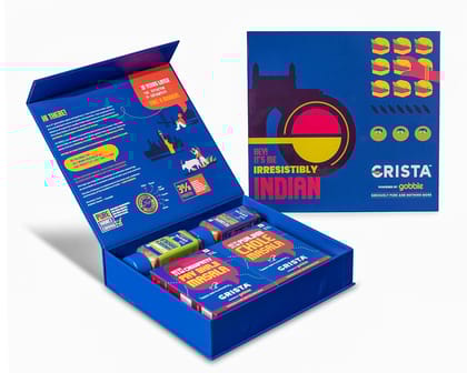 CRISTA Irresistibly Indian Seasonings Gift Box - Festive Gift|Pure Spice Gifting, 295 gm - Box of 4