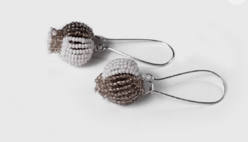 Sahaj Beaded Ball Earrings