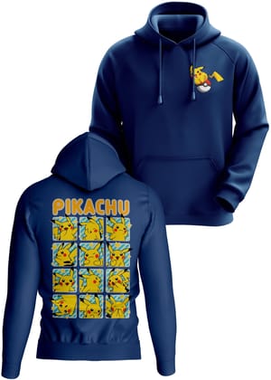 Pikachuu Hoodie-Navy Blue / S