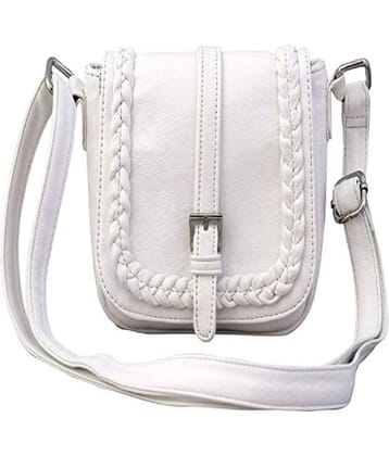 SAKWOODS Sling Bag PU Set of 1 ( White )