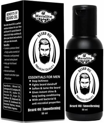 MERALITE - 50mL Promotes Beard Growth Beard Oil ( Pack of 1 )