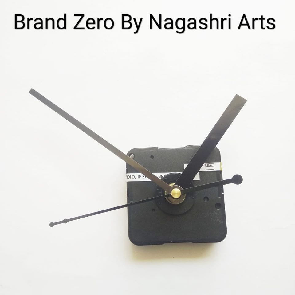 Wall Clock Movements (Machine with the Black Hands) - Design 3