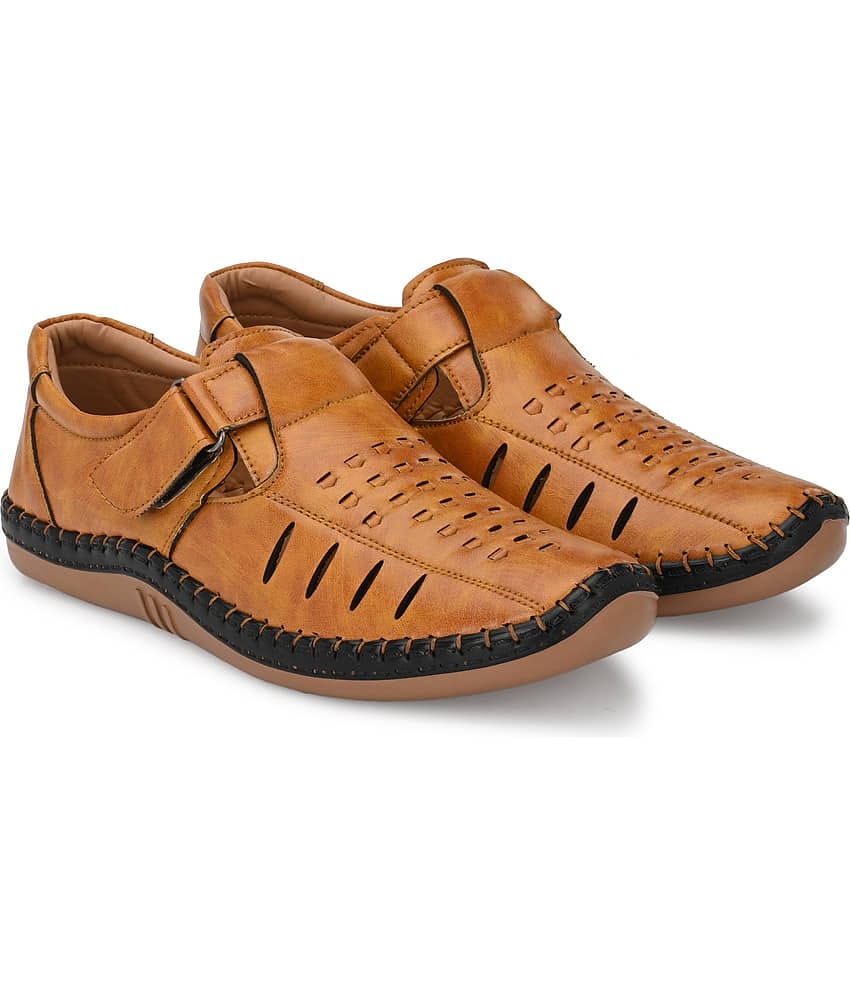 Rising Wolf - Brown Men's Sandals