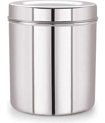 Neelam Deep Dabba 13 2600ml Steel Silver Tea/Coffee/Sugar Container ( Set of 1 )