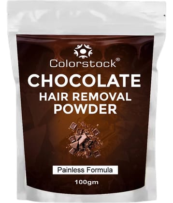 Colorstock Chocolate Flavour Hair removal Pre Wax Powder Pack of 1 - 100 gm