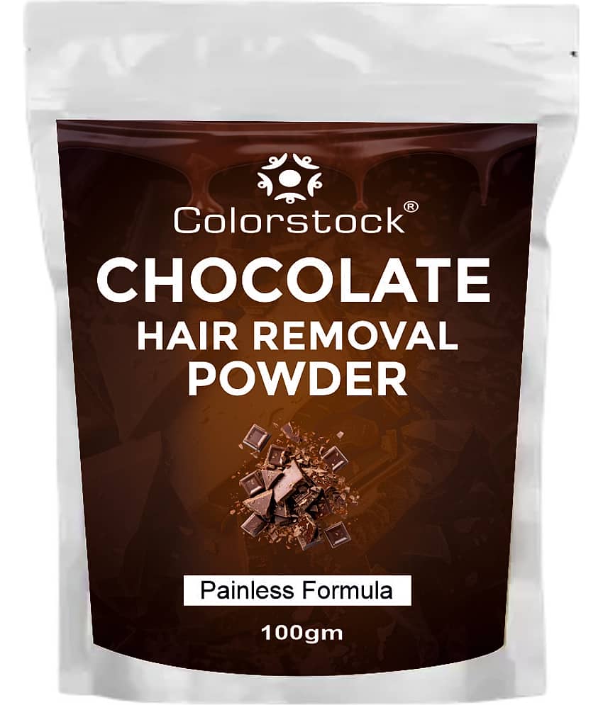 Colorstock Chocolate Flavour Hair removal Pre Wax Powder Pack of 1 - 100 gm