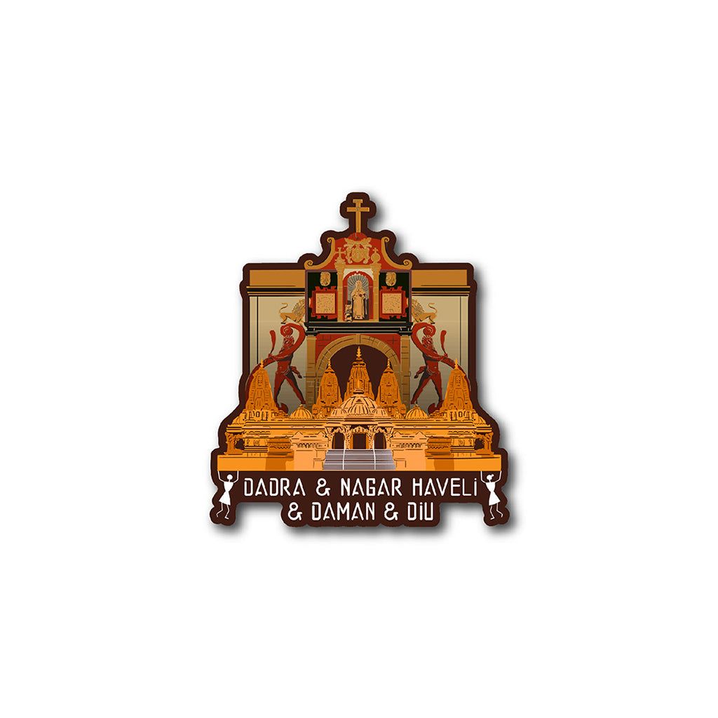 Dadra & Nagar Haveli & Daman & Diu Sticker | Exploring India