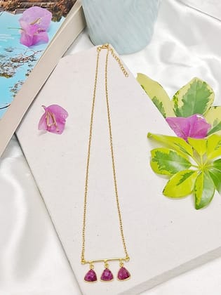 Amelia Trio Semi Precious Stone Pendant